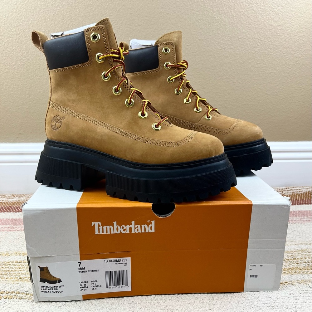 NEW Women's Timberland® Sky 6-Inch Lace-up Boot 🥾❤️ - Picture 15 of 15